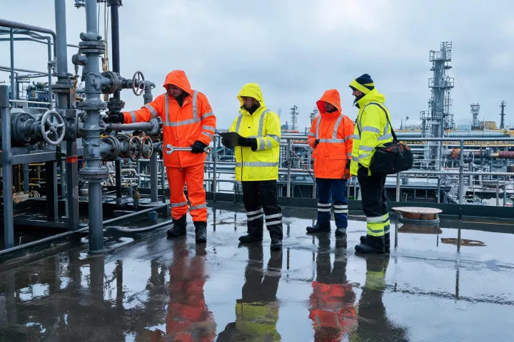 Oil and gas rainwear and boot bundle